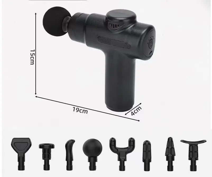 Deep Tissue Massage Gun with 8 Attachments