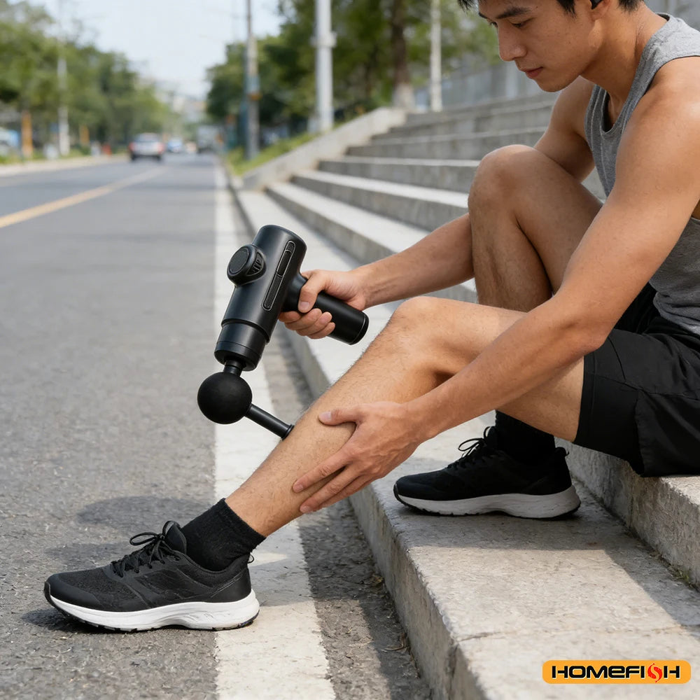 Deep Tissue Massage Gun with 8 Attachments