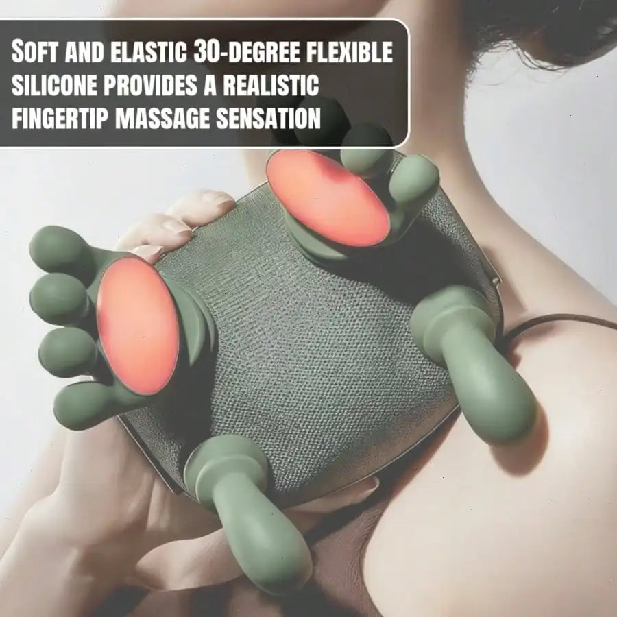 Bionic Finger Neck Shoulder Massager Wireless Trapezius Neck Cervical Kneading Massage Shawl Brushless Motor Neck masajeador