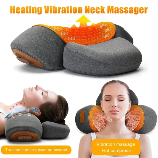 Cervical Neck Massager Pillow with Heat Therapy