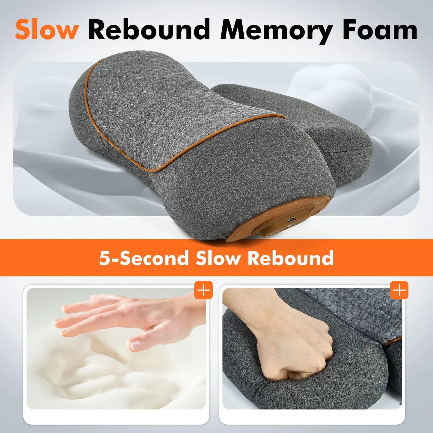 Cervical Neck Massager Pillow with Heat Therapy